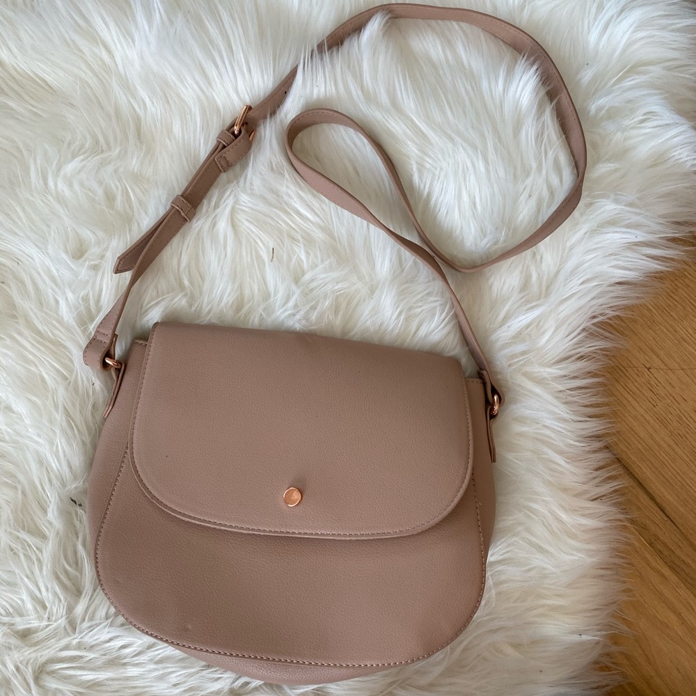 Blush/rose gold purse